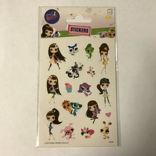 Стикери: LITTLE PETSHOP, Разм. 16x9 см (10 бр.)