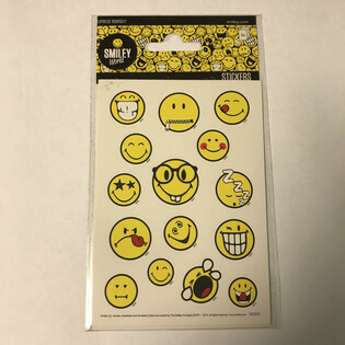 ЛИСТ СЪС СТИКЕРИ: SMILEY&rsquo;S, 16 x 9 см (10 бр.)