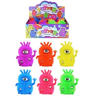 СВЕТЕЩИ PUFFER ЧУДОВИЩА С 3 ОЧИ В ДИСПЛЕЙ (12 бр.)