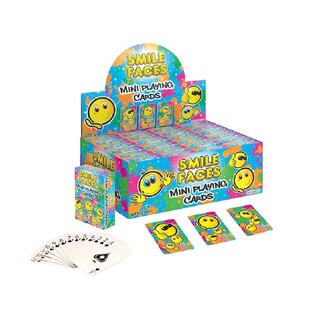 МИНИ КАРТИ ЗА ИГРА &ndash; МОДЕЛ: SMILEY В ДИСПЛЕЙ (24 бр.)