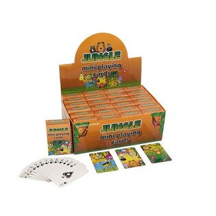 МИНИ КАРТИ ЗА ИГРА &ndash; МОДЕЛ: ДЖУНГЛА В ДИСПЛЕЙ (24 бр.)