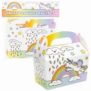Кутийка за Подаръци Еднорог 12x12.5x6 см (12 бр.)