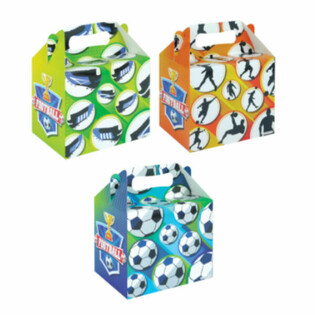 Кутия за Меню &ndash; ФУТБОЛ &ndash; 14 x 9,5 x 18 см (24 бр.)