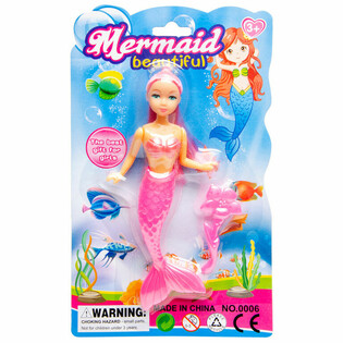 Кукла Русалка на Картон MERMAID (12 бр.)