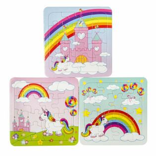 MIX Пъзели Еднорог - 14 x 14 см (50 бр.)