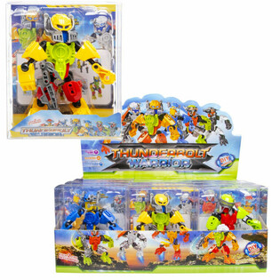 THUNDERBOLT ROBOT WARRIOR ЕКШЪН ФИГУРА В ДИСПЛЕЙ (12 броя)