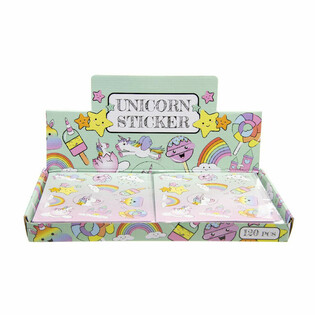 Дисплей със Стикери Еднорог Fun (120 броя)
