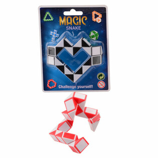 MAGIC SNAKE - 3D ПЪЗЕЛ ЗМИЯ НА КАРТОН (24 бр.)