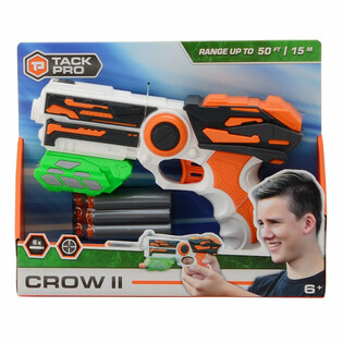 Pistolet TACK PRO CROW II с 6 меки стрелички - 23 см