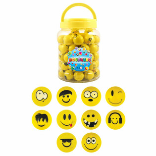Скачащи Топчета Smiley Funny Faces &Oslash;3,3cm в Кутия (72 бр.)