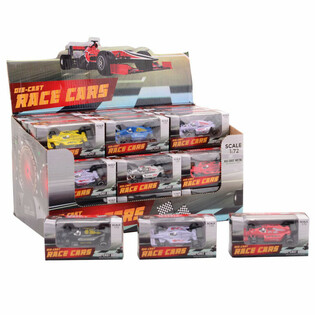 МИКС F1 СЪСТЕЗАТЕЛНИ КОЛИ - МАЩАБ 1:72 - В ДИСПЛЕЙ (36 бр.)