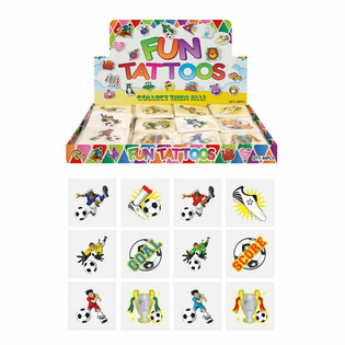 FUN TATTOO'S - Дисплей Футбол (48 пакета по 12)