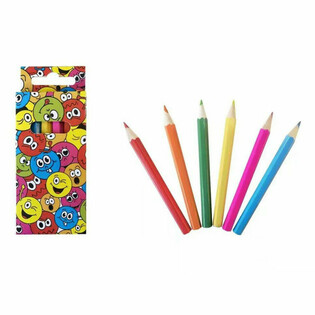 Комплект цветни моливи Smiley (6 части) - Дисплей 24 броя