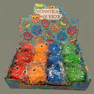 Стискащи се чудовища Squeeze Monsters в дисплей (12 броя)