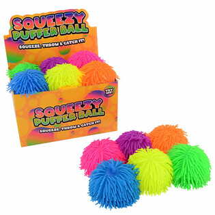 Големи Пухкави Топки (Puffer Balls) - 13 см - Дисплей (12 броя)