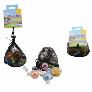 OUTDOOR FUN - СТЪКЛЕНИ ТОПЧЕТА В ТОРБИЧКА, 500 ГРАМА (6 бр.)