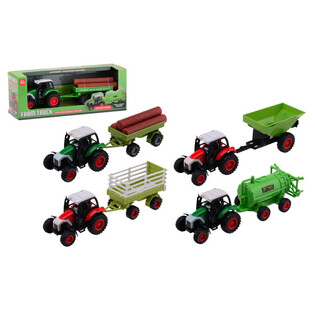 FARM MASTER - КОМПЛЕКТ ТРАКТОРИ DIE-CAST - МИКС (12 бр.)