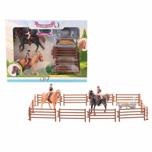 MY LOVELY HORSE - XL - 2x ИГРАЧКА КОН С ГОЛЯМА КОНЮШНЯ - В ПОДАРЪЧНА КУТИЯ (1 бр.)