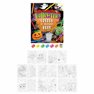 Ботата книжка Оцветяване по номера - Halloween (48 бр.)
