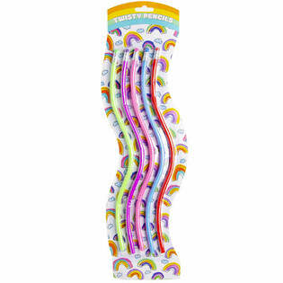 Комплект от 5 части огъващи се моливи Twisty XL на картон (10 бр.)