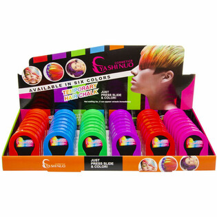 ТЕБЕШИР ЗА КОСА - TEMPORARY HAIR CHALK - МИКС ЦВЕТОВЕ (48 бр.)