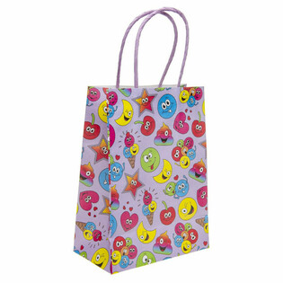 Хартиени Подаръчни Торбички Smiley - 16x9x22 см (12 броя)