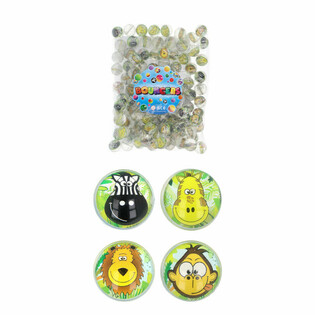Микс Скачащи Топчета Джунгла - &Oslash; 3,3 cm (100 бр.)