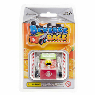 СЪСТЕЗАТЕЛНА КОЛА PULLBACK - BEVERAGE RACE CAR (12 Броя)