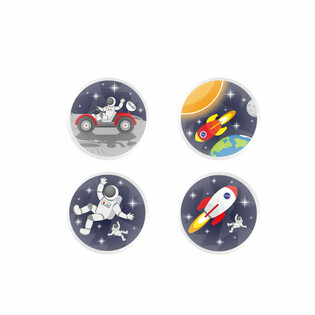 МИКС КОСМОС - ПОДСКАЧАЩИ ТОПЧЕТА &Oslash;3.3 Cm. (100 бр.)