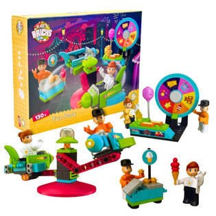 KIDS BRICKS FUN PARK - КОМПЛЕКТ КОНСТРУКТОР - 130 ЧАСТИ (1 бр.)