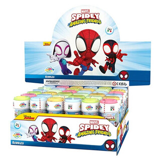 Сапунени Мехурчета Spidey Spiderman Amazing Friends - 60ml - Дисплей (36 бр.)