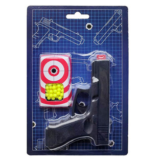 BB GUN 13см на картон [ под 0.08J ] (6 бр.)