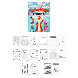 Книжка с Пъзели и Занимания Sinterklaas (комплект 48 бр.)