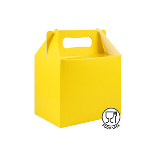 Кутийка за Подаръци Жълта 14x9,5x12 см (12 бр.)