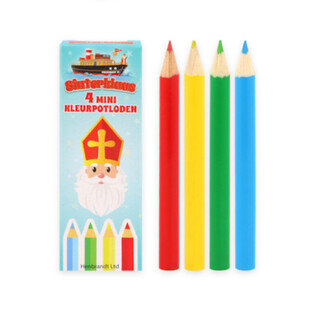 Цветни моливи Свети Николай (Sinterklaas) 4 части в дисплей (120 бр.)