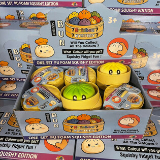 RAGE - Squishy Bun Dumplings ГОЛЕМИ - ONE SET PU FOAM SQUISHY EDITION (12 бр.)