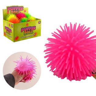 ПУХКАВА ТОПКА (PUFFER BALL) - 9СМ - МИКС ЦВЕТОВЕ (24бр.)