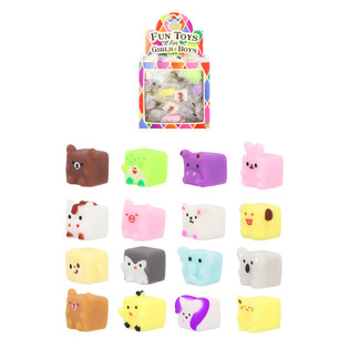 Скуиши за томбола Cube Animals в дисплей (96 бр.)