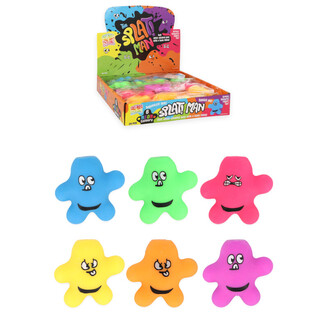 SQUEEZY SPLAT MAN - МИКС ЦВЕТОВЕ - В ДИСПЛЕЙ (24 бр.)