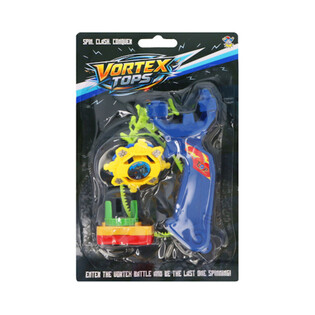 Изстрелващ се пумпал Spinner Battle на картон (6 бр.)