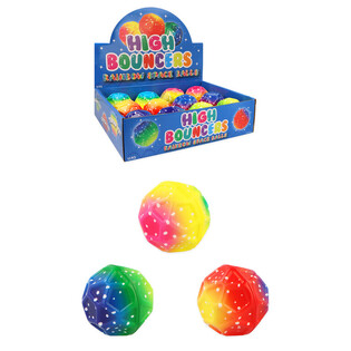 ПОДСКАЧАЩО ТОПЧЕ HIGH BOUNCE RAINBOW SPACE - В ДИСПЛЕЙ (12 бр.)