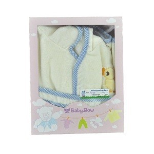Детски Халат за Баня BABY BOW Жълт / Син