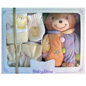 Подаръчен Комплект Baby Bow - Мече (4 части)
