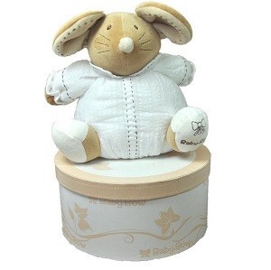 Плюшена Играчка BABY BOW в Подаръчна Кутия - Модел 13 (Мишка) - Едро